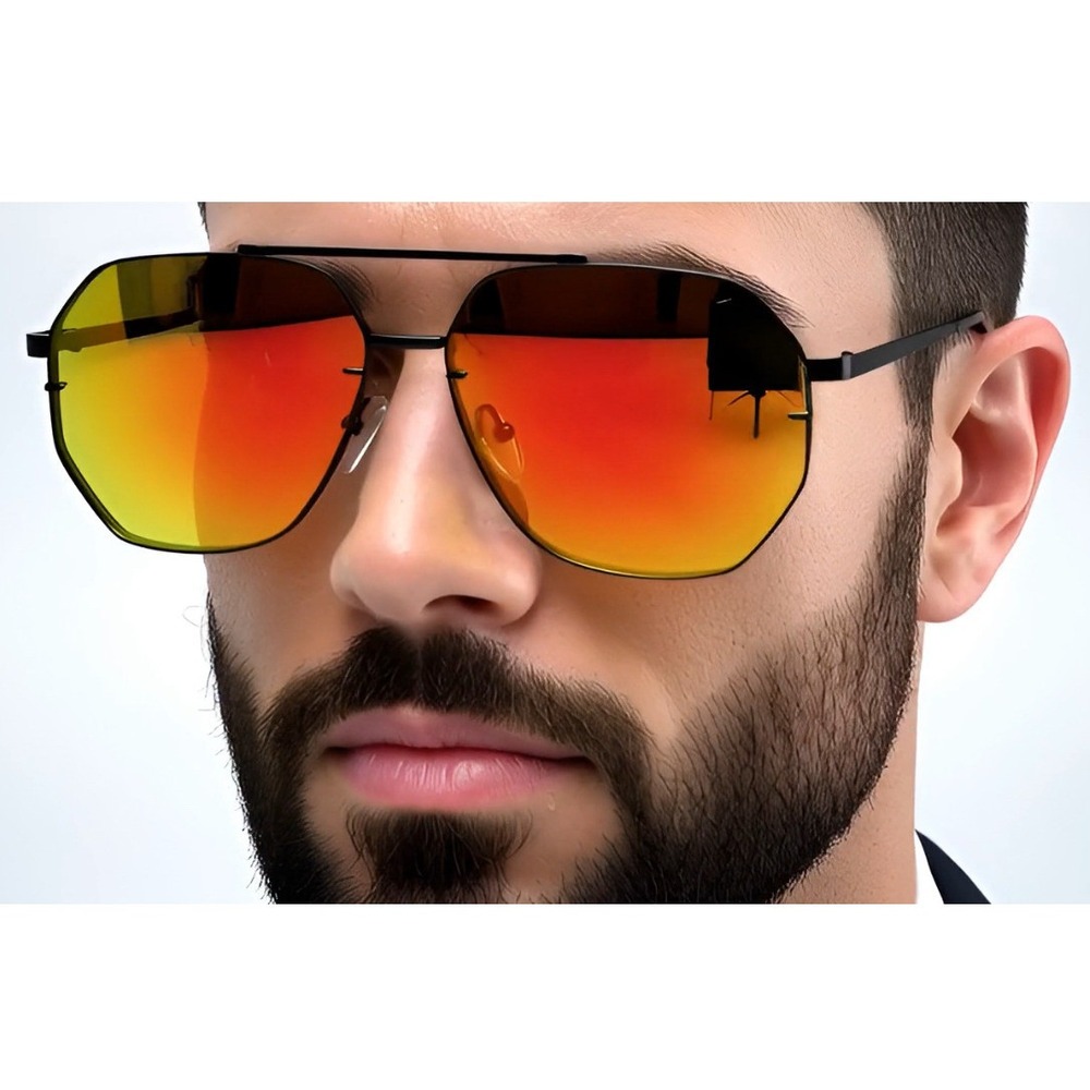 Red Mirror Lens Sunglasses Men's Women's Classic Style‎ Retro Lentes Gafas Nuevo